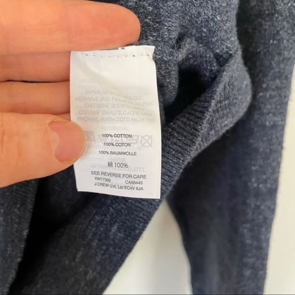 J. Crew Factory Men’s Cotton Raglan Sleeve Budded Crewneck Size Large - Picture 6 of 8